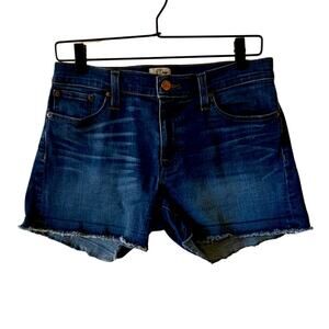 J. Crew Cut-Off Cuffed Denim Shorts SIZE 27